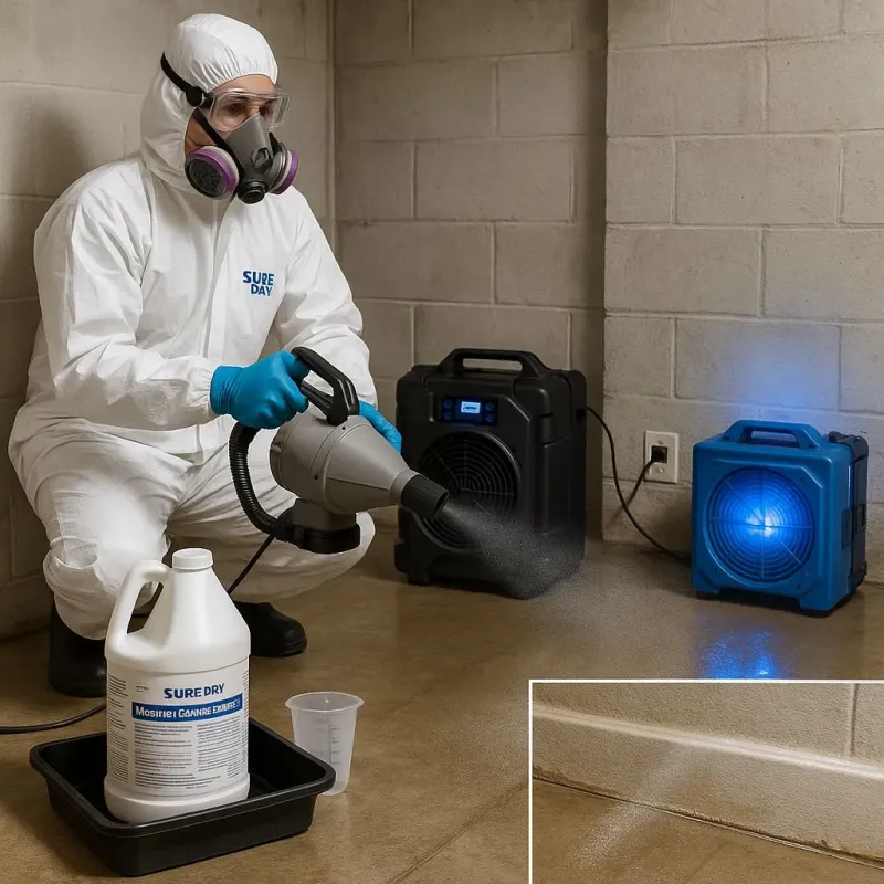 Sanitization and Odor Removal process in Wyandotte, MI